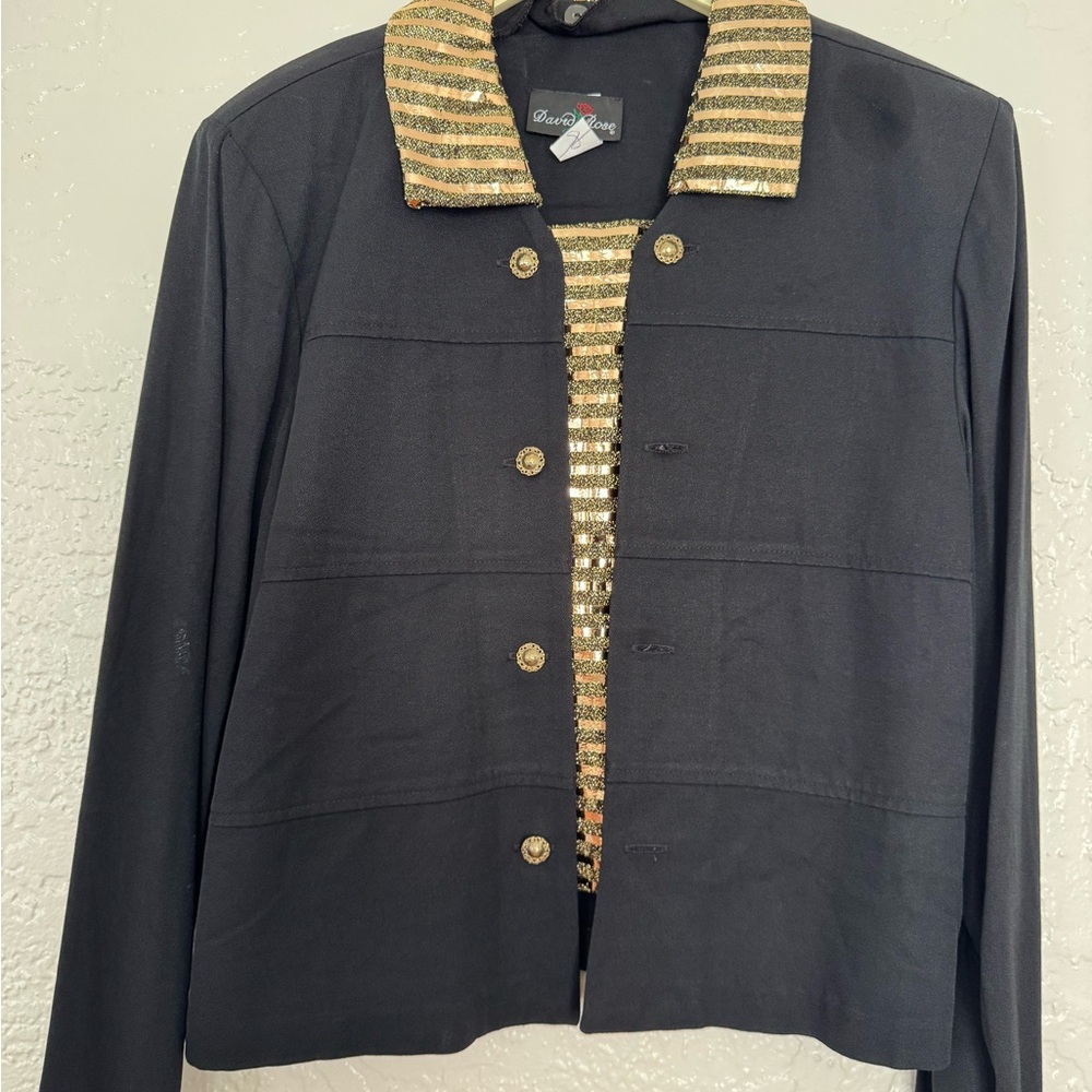 Black & Gold Women's Jacket by David Rose